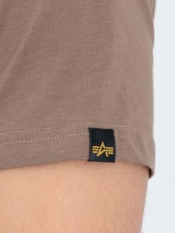 Alpha Industries LOGO T-SHIRT -Alpha Industries Shop 100501 TAUPE 4