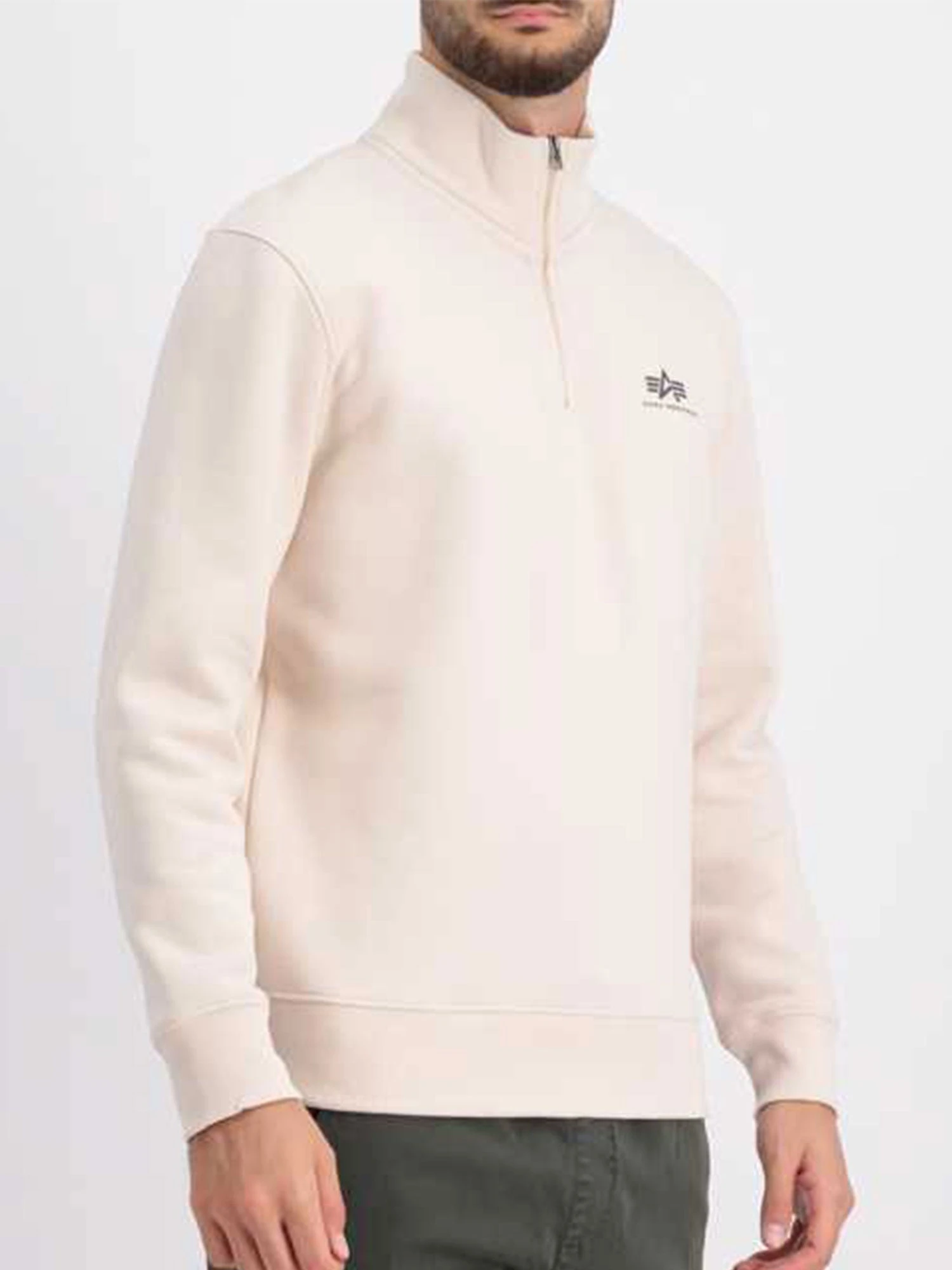 Alpha Industries Half Zip Sweater SL 3 Alpha Industries Half Zip Sweater SL