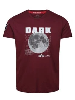 Alpha Industries Dark Side T-Shirt -Alpha Industries Shop 108510 BURGUNDY 1 179b0613 9131 4557 b4ef f8349563ad31