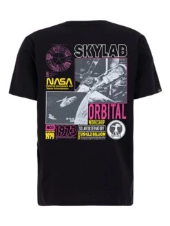 Alpha Industries SKYLAB NASA T-SHIRT -Alpha Industries Shop 138504 BLACKMAGENTA 4