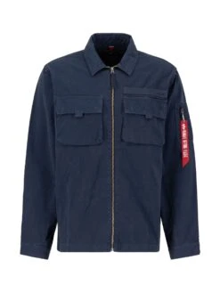 Alpha Industries Twill Overshirt -Alpha Industries Shop 146112 ULTRANAVY 1