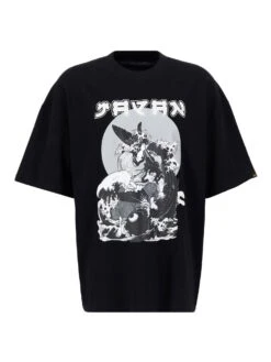 Alpha Industries Japan Warrior T-shirt -Alpha Industries Shop 146500 BLACKWHITE 4