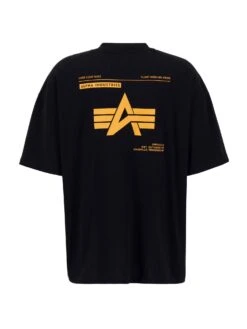 Alpha Industries Logo BP T-shirt -Alpha Industries Shop 146507 BLACK 2
