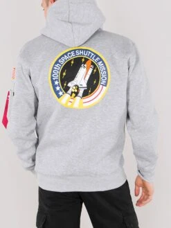 Alpha Industries Space Shuttle Hoody 8 Alpha Industries Space Shuttle Hoody -Alpha Industries Shop 178317 GREYHEATHER 2
