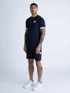 Dempsey & Palance Short Set Navy -Alpha Industries Shop Dempsey Palance Set Nav2y