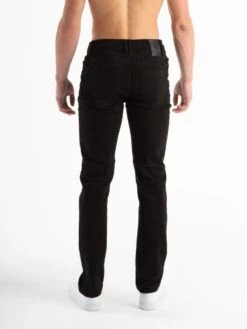 FREDDYS STRAIGHT LEG BLACK JEANS -Alpha Industries Shop FreddysBlack 4