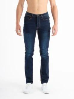 FREDDYS STRAIGHT LEG DARK BLUE WASH JEANS