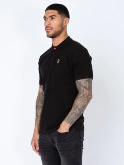THE ROBBIE POLO -Alpha Industries Shop M421407 BLACK 2