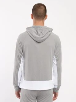 KEY ZIP THROUGH HOODY -Alpha Industries Shop M520370 MID LT GREY 3