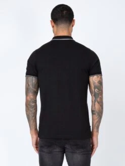 TEXAS TIP POLO -Alpha Industries Shop M521419 TEXAS TIP BLACK 3