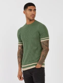 DEIA KNITTED T-SHIRT -Alpha Industries Shop M590607 MYRTLE 2 b17f9510 1742 40c4 b0b1 292e3657dc3a