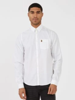 TELFORD TAILORED FIT SMART SHIRT 10 TELFORD TAILORED FIT SMART SHIRT -Alpha Industries Shop M590904 WHITE 1