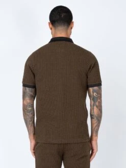 MATAGALPA BUTTON UP POLO -Alpha Industries Shop M591407 KHAKI BLACK 3