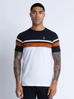 PARAGUAY T-SHIRT 11 PARAGUAY T-SHIRT -Alpha Industries Shop M620115 BLACK WHITE TOBACCO 1