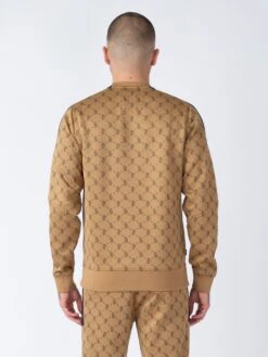 GAZZAS TEARS SWEATSHIRT 12 GAZZAS TEARS SWEATSHIRT -Alpha Industries Shop M620373 CARAMEL DARKNAVY 3