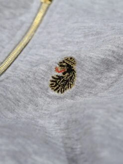 HIGGS 2 QUARTER ZIP SWEAT -Alpha Industries Shop M620386 MIDMRLGREY 3