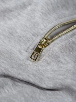 HIGGS 2 QUARTER ZIP SWEAT -Alpha Industries Shop M620386 MIDMRLGREY 4