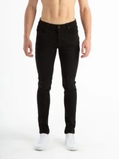 VAC SLIM FIT BLACK RINSE WASH JEANS