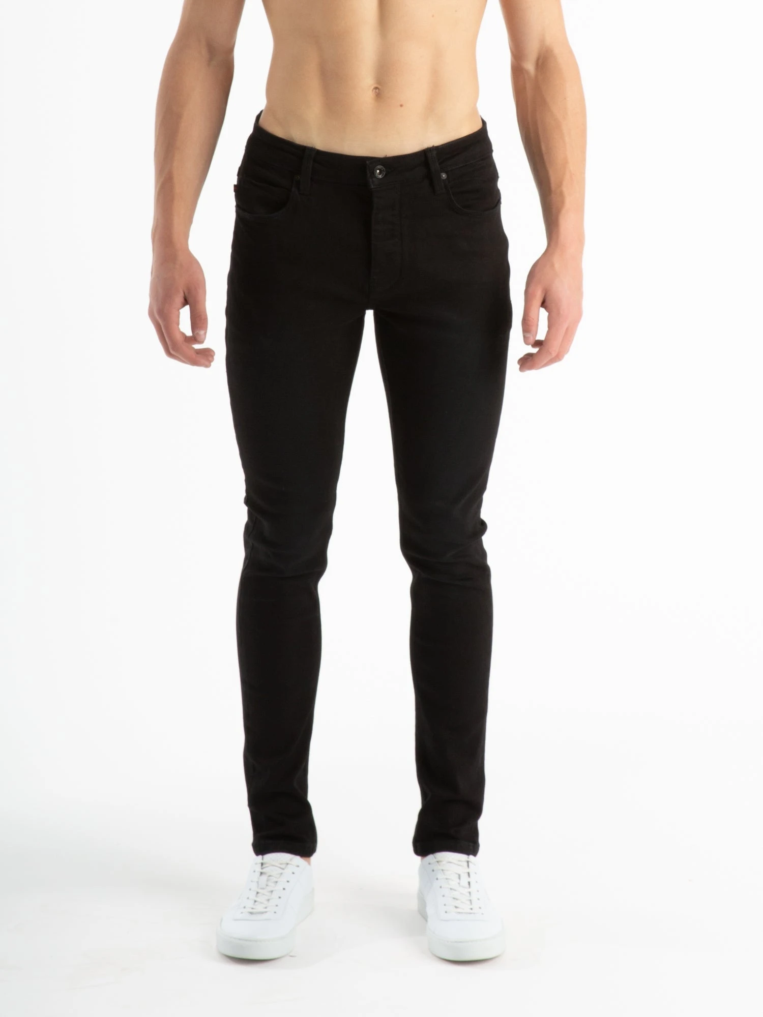 VAC SLIM FIT BLACK RINSE WASH JEANS 3 VAC SLIM FIT BLACK RINSE WASH JEANS