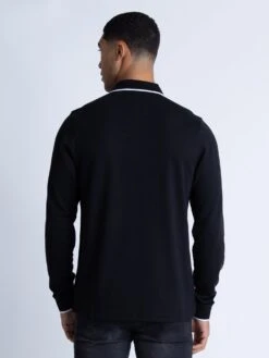 LONG MEADTASTIC POLO -Alpha Industries Shop M621452 BLACK 3