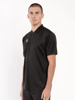 TEAM TRAINING ZIP POLO 10 TEAM TRAINING ZIP POLO -Alpha Industries Shop M621460 BLACK 2