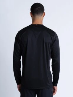 LS CHALK LONG SLEEVE PERFORMANCE T-SHIRT -Alpha Industries Shop M640201 BLACK 3