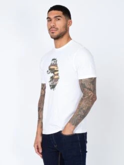 WOODLAND LION T-SHIRT -Alpha Industries Shop M650115 WOODLAND LION WHITE 2