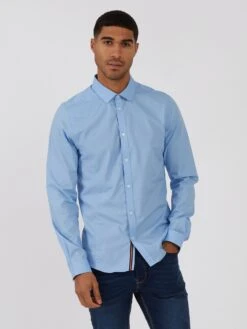 THE BUTCHERS PENCIL SLIM FIT SHIRT 12 THE BUTCHERS PENCIL SLIM FIT SHIRT -Alpha Industries Shop M650902 SKY 1A
