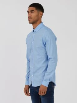 THE BUTCHERS PENCIL SLIM FIT SHIRT 13 THE BUTCHERS PENCIL SLIM FIT SHIRT -Alpha Industries Shop M650902 SKY 2