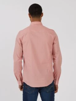 THE BUTCHERS PENCIL SLIM FIT SHIRT -Alpha Industries Shop M650902 VINTAGE PINK 3