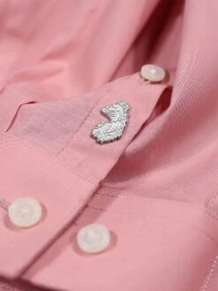 THE BUTCHERS PENCIL SLIM FIT SHIRT -Alpha Industries Shop M650902 VINTAGEPINK 4