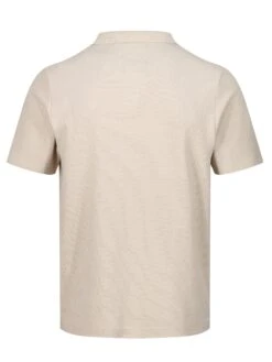 MASAYA BUTTONLESS TEXTURED POLO -Alpha Industries Shop M651404 STONE 2