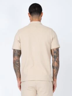 FUEGO TEXTURED POLO -Alpha Industries Shop M651405 STONE 3 34a440bc 3765 41a8 9aef cac116d96d8f