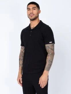 MADERAS TEXTURED POLO -Alpha Industries Shop M651406 MADERAS BLACK 2