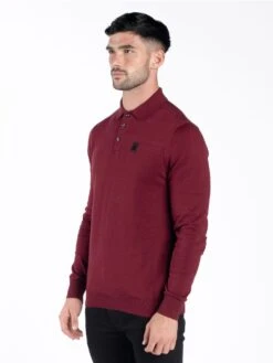 VENICE KNITTED POLO -Alpha Industries Shop M680602 Deep Garnet 6