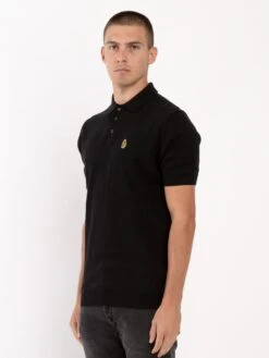 PRAGUE KNITTED POLO -Alpha Industries Shop M690650 BLACK 2 1