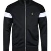 KAS 4 ZIP THROUGH SWEAT -Alpha Industries Shop M710350 JET BLACK 1