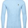 SPARE RIB KNITTED CREW NECK JUMPER 2 SPARE RIB KNITTED CREW NECK JUMPER -Alpha Industries Shop M710650 SKYBLUE 1
