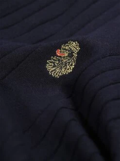 RIB TICKLER FUNNEL KNITTED JUMPER -Alpha Industries Shop M710651 DARK NAVY 4 000087d8 90f8 413c 8507 c0b0fc4e9121