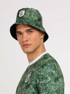 ADORED REVERSIBLE BUCKET HAT -Alpha Industries Shop M721254 KHAKI MIX SIDE 2