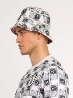 LOADS A MONEY REVERSIBLE BUCKET HAT -Alpha Industries Shop M721256 MONOCHROME SIDE 2