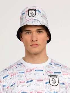 FUN STOPS REVERSIBLE BUCKET HAT