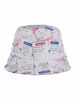 FUN STOPS REVERSIBLE BUCKET HAT -Alpha Industries Shop M721257 whiteprint 2