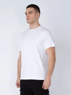 CENTER FOLD T-SHIRT -Alpha Industries Shop M730158 WHITE WHITE 22