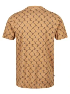 LINEKER OVERPRINT T-SHIRT -Alpha Industries Shop M730162 CARAMEL 2