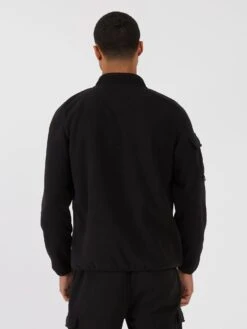 WARLOCK OVERHEAD FUNNEL NECK FLEECE SWEAT -Alpha Industries Shop M730357 BLK 03