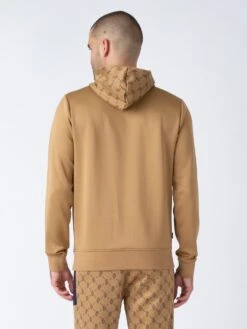 LIONS SHARE HOODIE 12 LIONS SHARE HOODIE -Alpha Industries Shop M730366 CARAMEL DARKNAVY 3