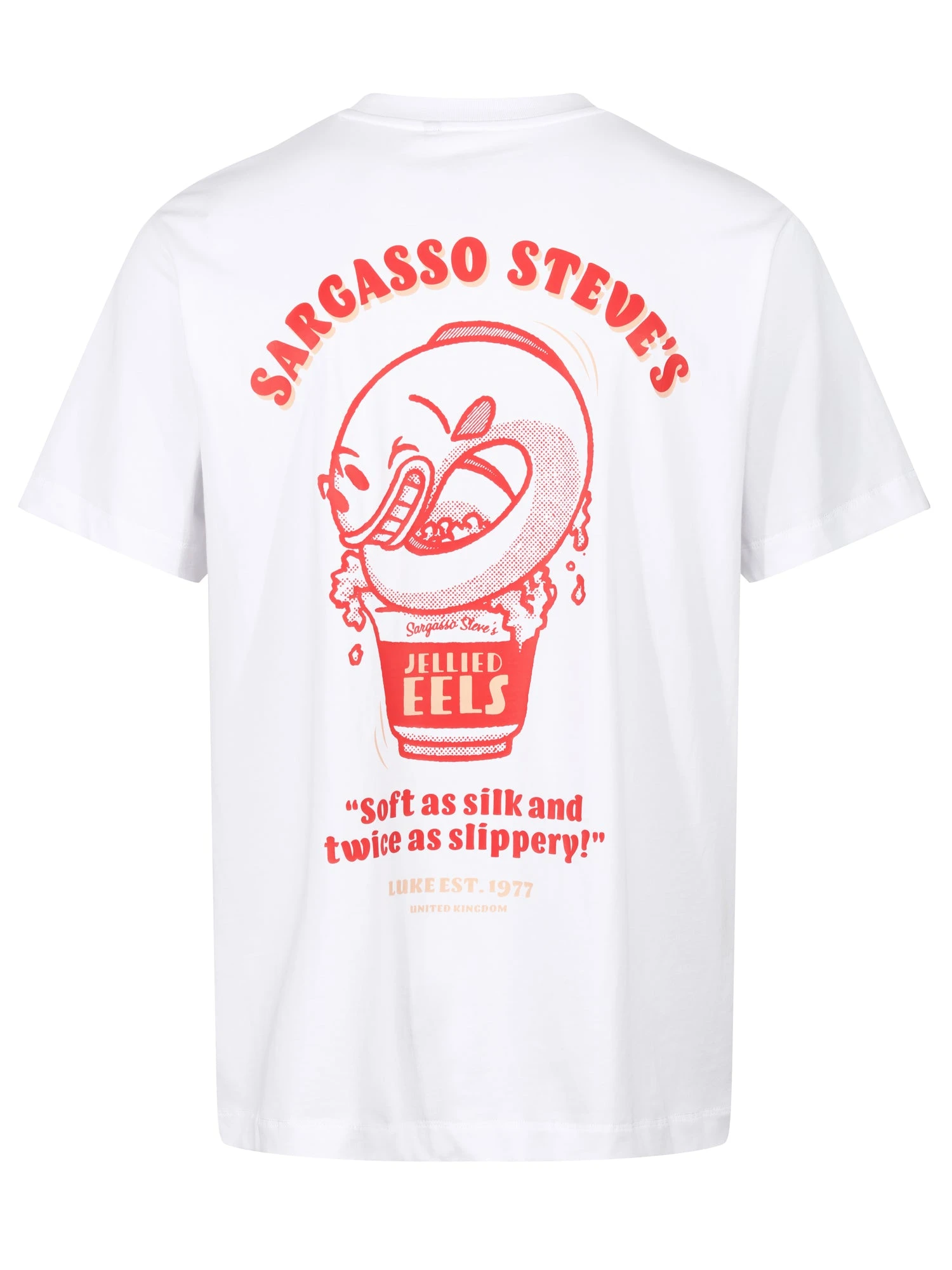 DODGY DINERS JELLIED EELS PRINTED T-SHIRT 3 DODGY DINERS JELLIED EELS PRINTED T-SHIRT