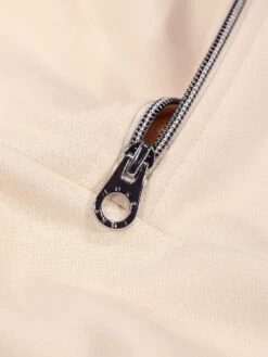 DAVAO ZIP NECK SWEAT -Alpha Industries Shop M750367 ECRU 3 ca0af26a 6e5b 4789 96fa b464e179c35c