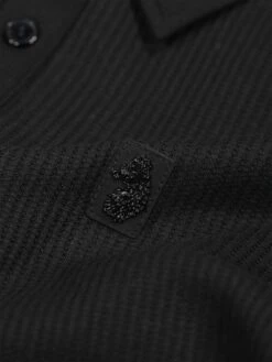 LARRY TEXTURED SLIM FIT SHIRT -Alpha Industries Shop M751401 BLACK 3 695404ec 116f 4673 941c a06c74e1ca4c